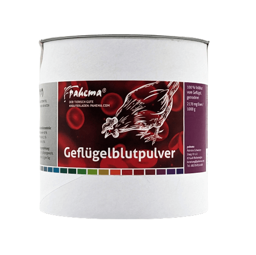 Geflügelblutpulver 250 g  Enthält viel Eisen